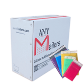 AirnDefense #0 6.5x10" Colored Poly Bubble Mailers Shipping Padded Envelopes