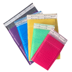 AirnDefense #5 10.5x16" Colored Poly Bubble Mailers Shipping Padded Envelopes