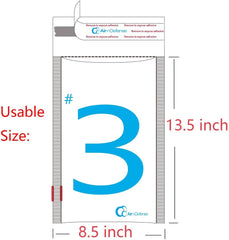 #3 8.5x14.5 Kraft Bubble Padded Envelopes Mailer Yellow Shipping Bag AirnDefense