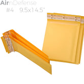 #4 9.5x14.5 Kraft Bubble Padded Envelopes Mailer Yellow Shipping Bag AirnDefense
