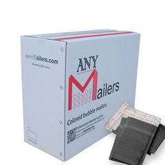 #0 6.5x10" Black Poly Padded Envelopes Shipping Bubble Mailers AirnDefense