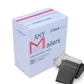 #2 8.5X12" Black Poly Bubble Mailers Padded Envelope Shipping Pack AirnDefense