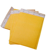 AirnDefense Any Size Yellow Poly Bubble Mailers Plastic Shipping Padded Envelope