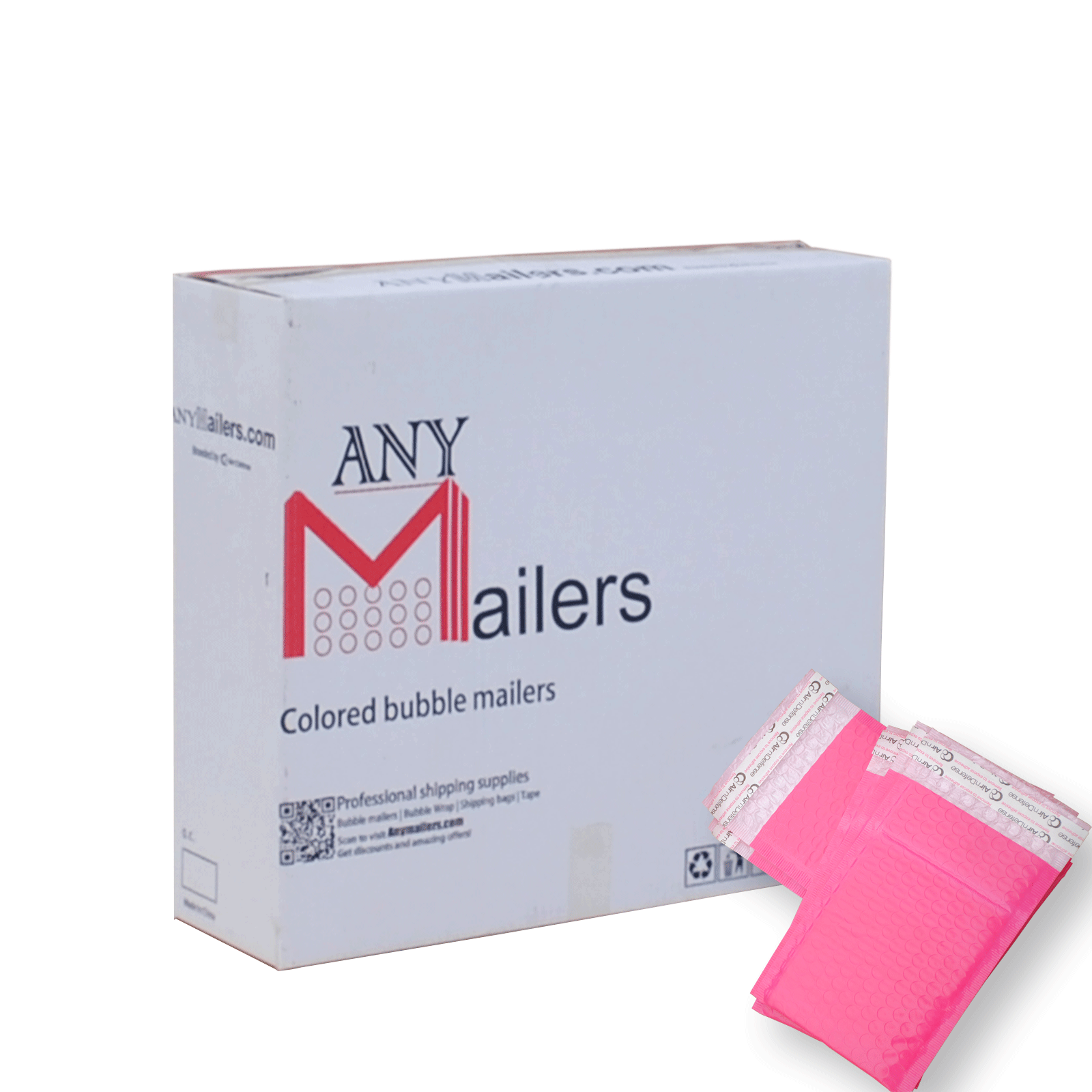 AirnDefense #000 Poly Bubble Mailers – 4x8 Inches – Padded Shipping Envelopes For Small Items, Jewelry, Documents & More