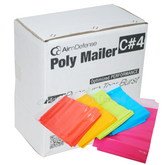 10 x 13" Poly Mailers 2.5 MIL AirnDefense Pink Red Light Green Blue Yellow