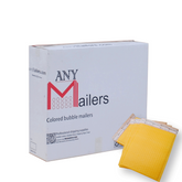 AirnDefense #000 4x8" Colored Poly Bubble Mailers Shipping Padded Envelopes