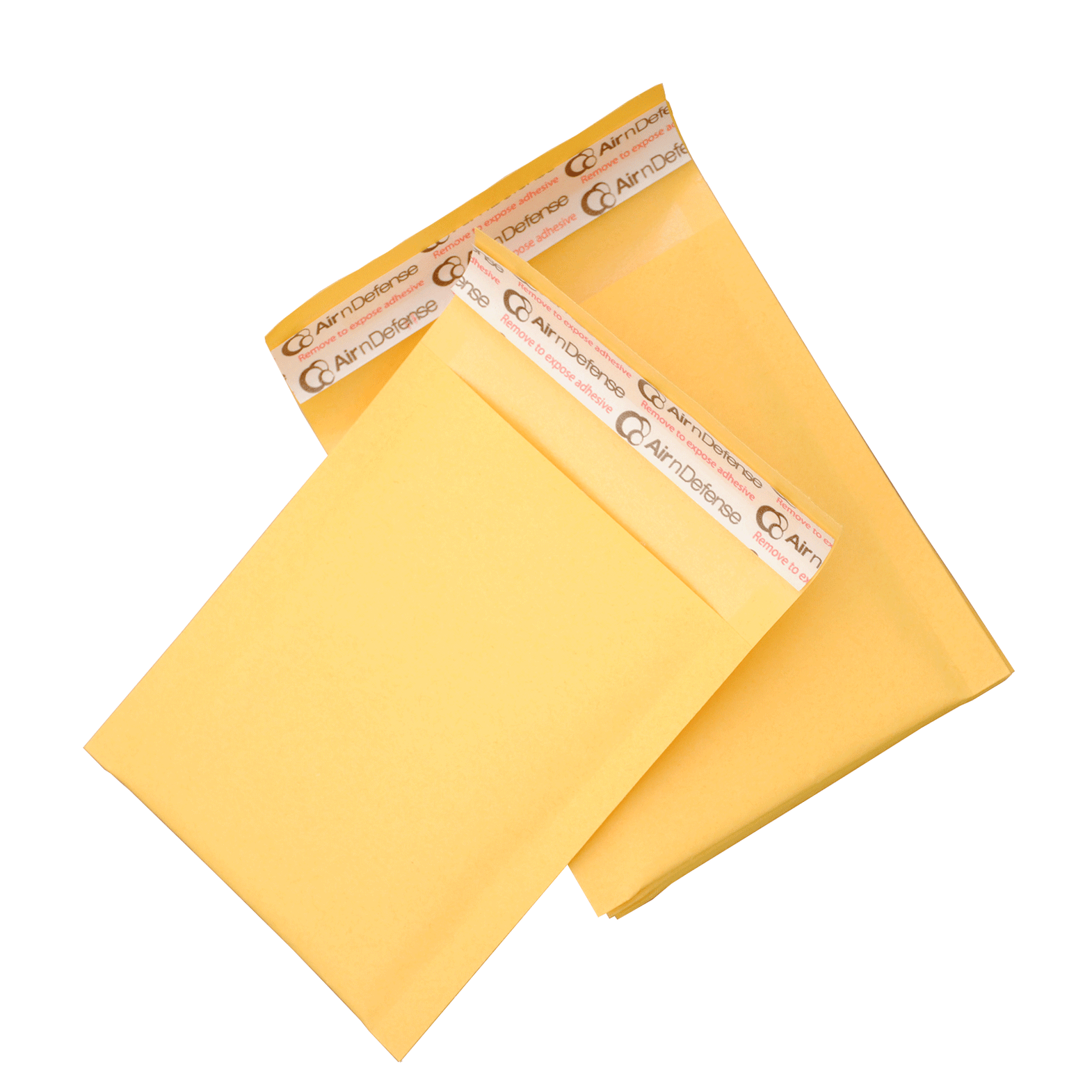 AirnDefense #5 Kraft Bubble Padded Envelopes – 10.5x16, Gold, 300 Pack, For Mailing & Shipping