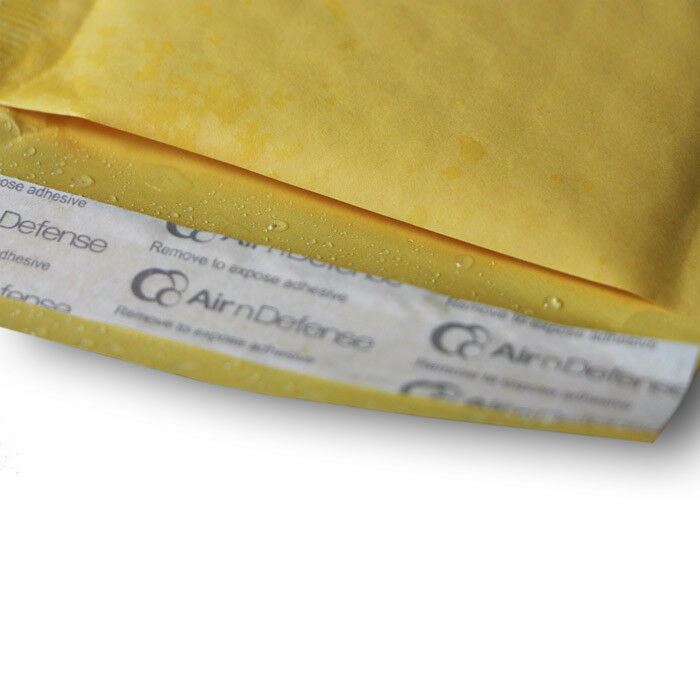 #000 4x8 Kraft Bubble Padded Envelopes Mailers Yellow Shipping Bags AirnDefense
