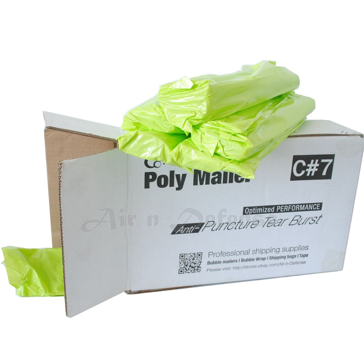 14.5 x 19" Poly Mailers 2.5 MIL AirnDefense Pink Red Light Green Blue Yellow