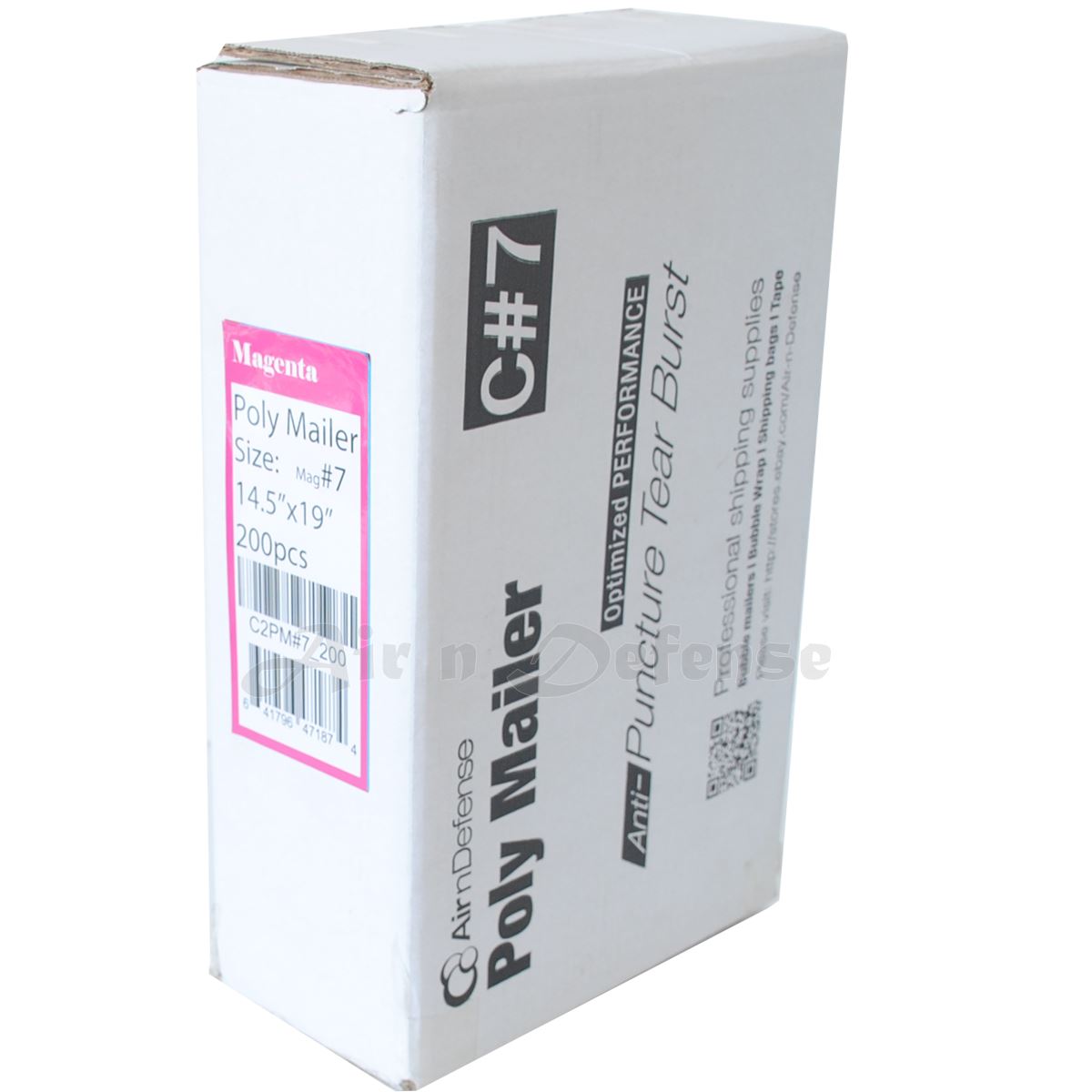 14.5 x 19" Poly Mailers 2.5 MIL AirnDefense Pink Red Light Green Blue Yellow
