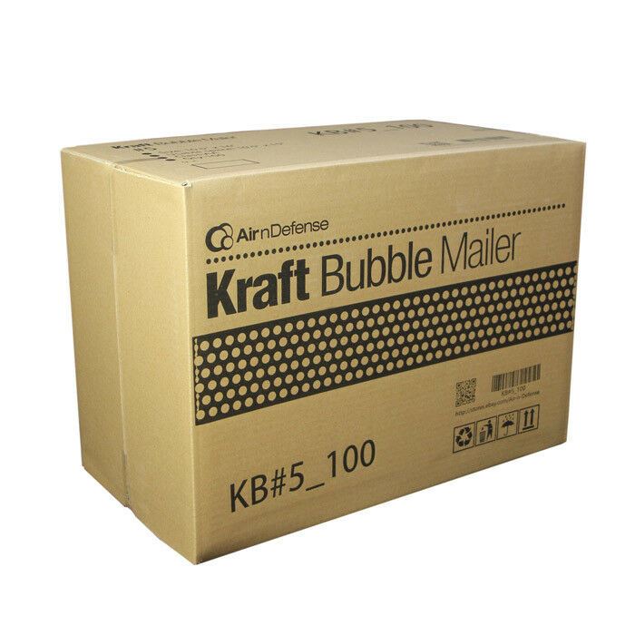 Duck Kraft Bubble Mailers, #5 (10.5 In. X 15 In.), Self-Sealing, 5-Count - Brick - Foto 5