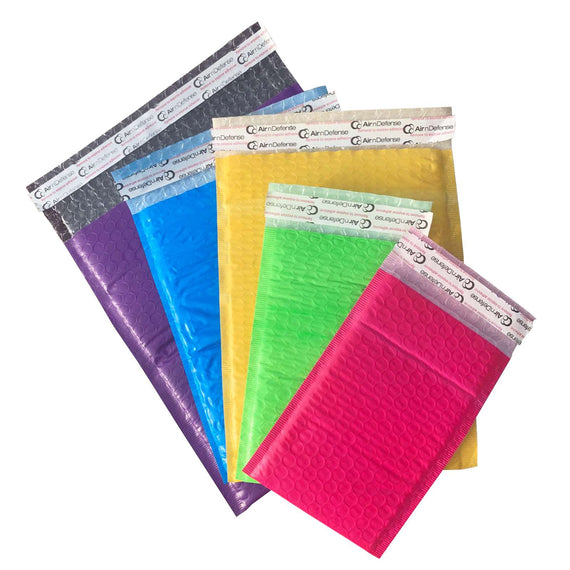AirnDefense Kraft Bubble Mailers - #0 6.5x10 Inch Padded Envelopes (250 Pack)