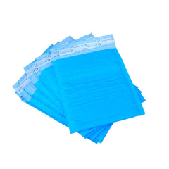 AirnDefense Any Size Blue Poly Bubble Mailers Plastic Shipping Padded Envelopes