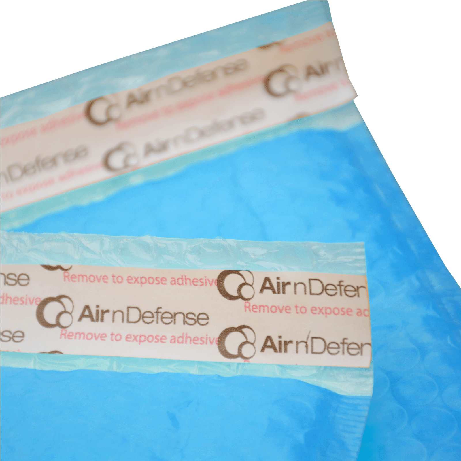 AirnDefense Any Size Blue Poly Bubble Mailers Plastic Shipping Padded Envelopes