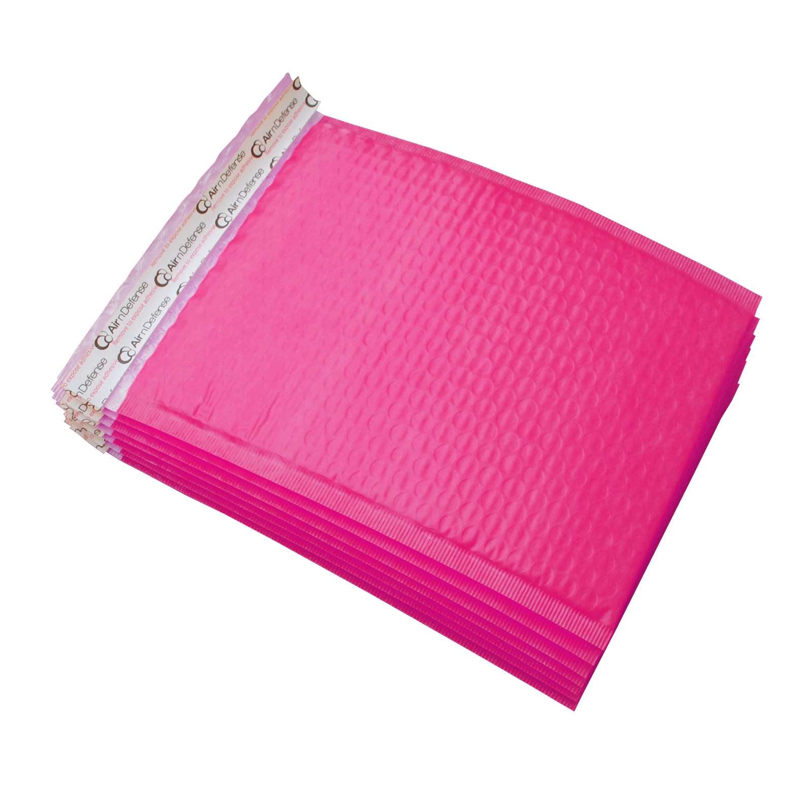 AirnDefense Any Size Pink Poly Bubble Mailers Plastic Shipping Padded Envelopes
