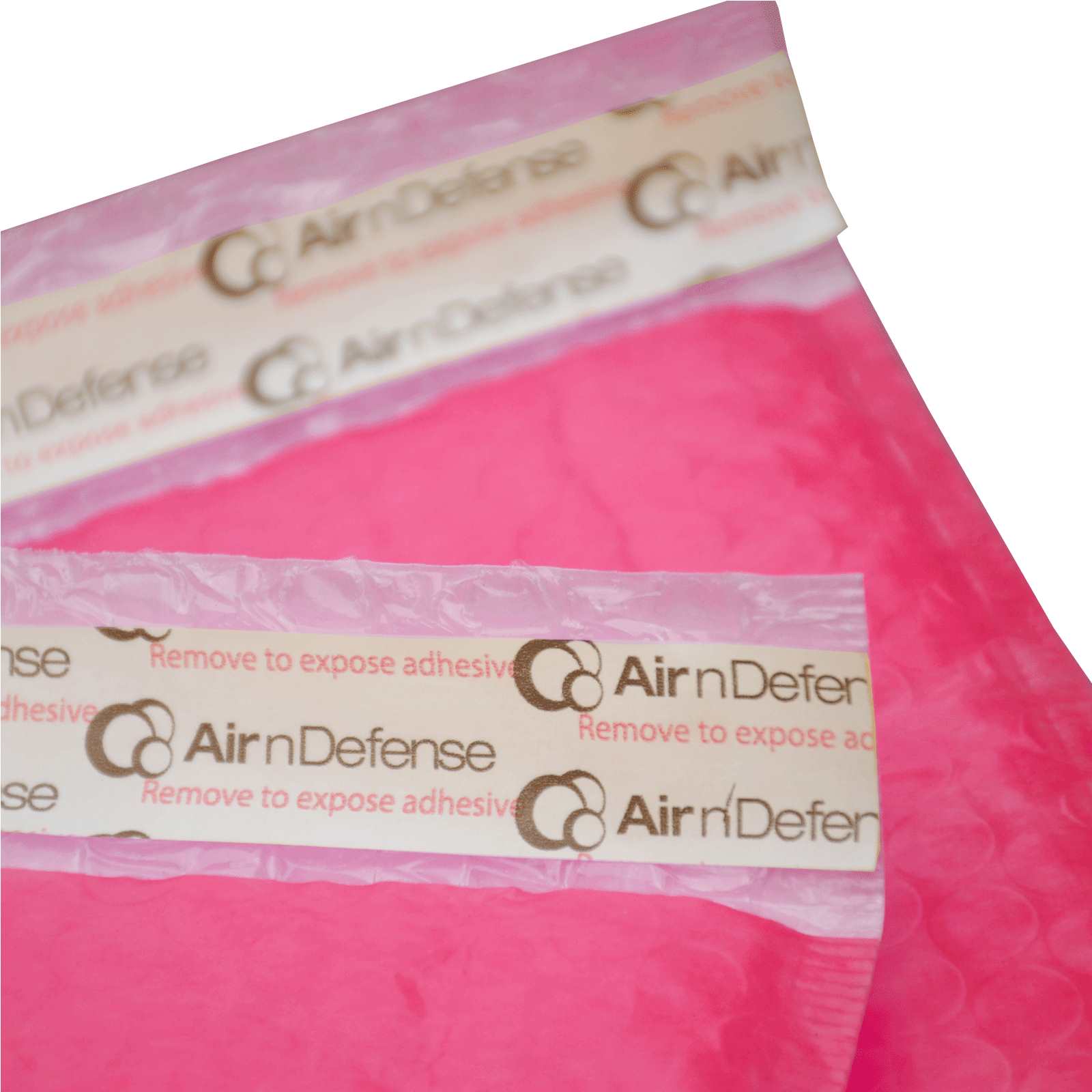 AirnDefense Any Size Pink Poly Bubble Mailers Plastic Shipping Padded Envelopes