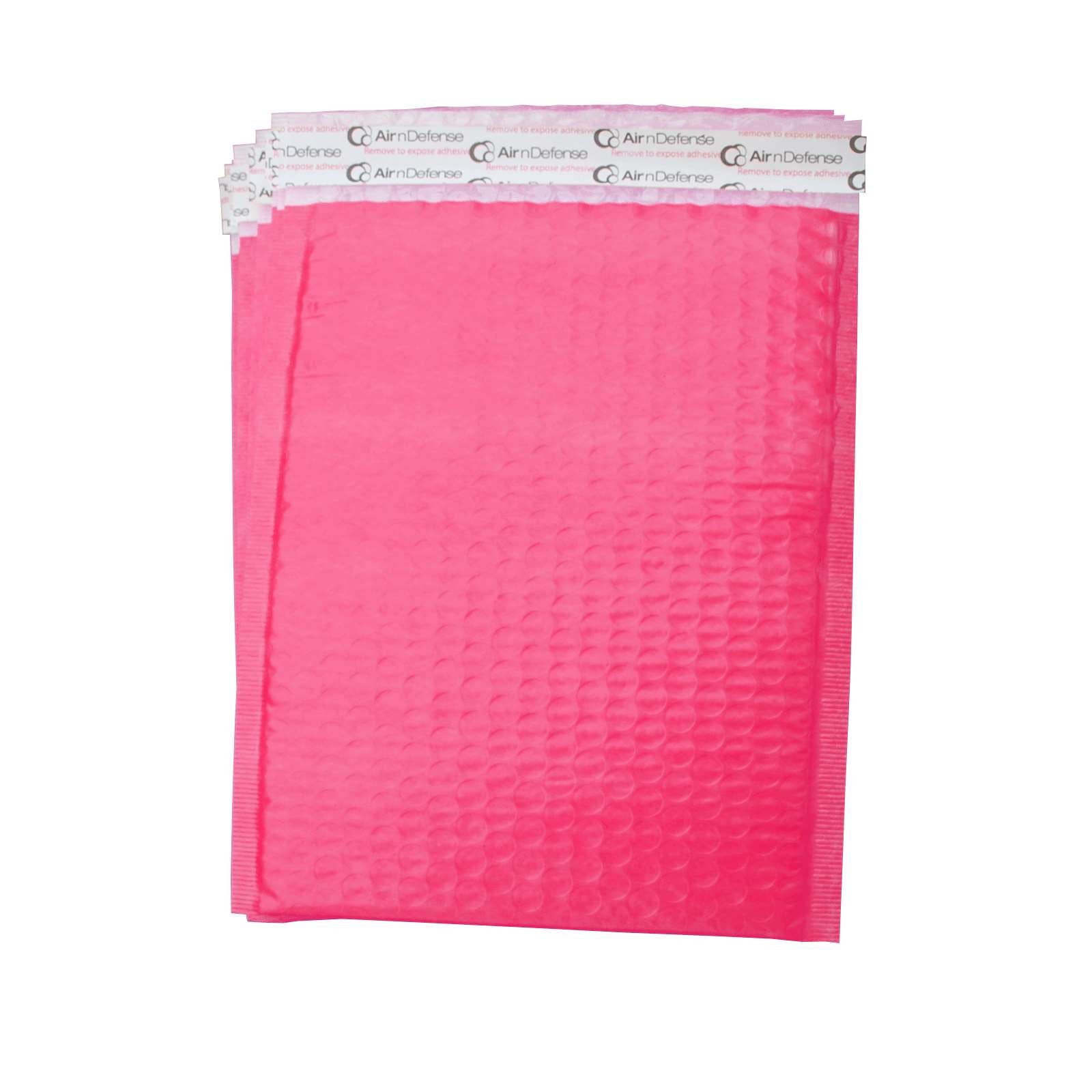 AirnDefense Any Size Pink Poly Bubble Mailers Plastic Shipping Padded Envelopes