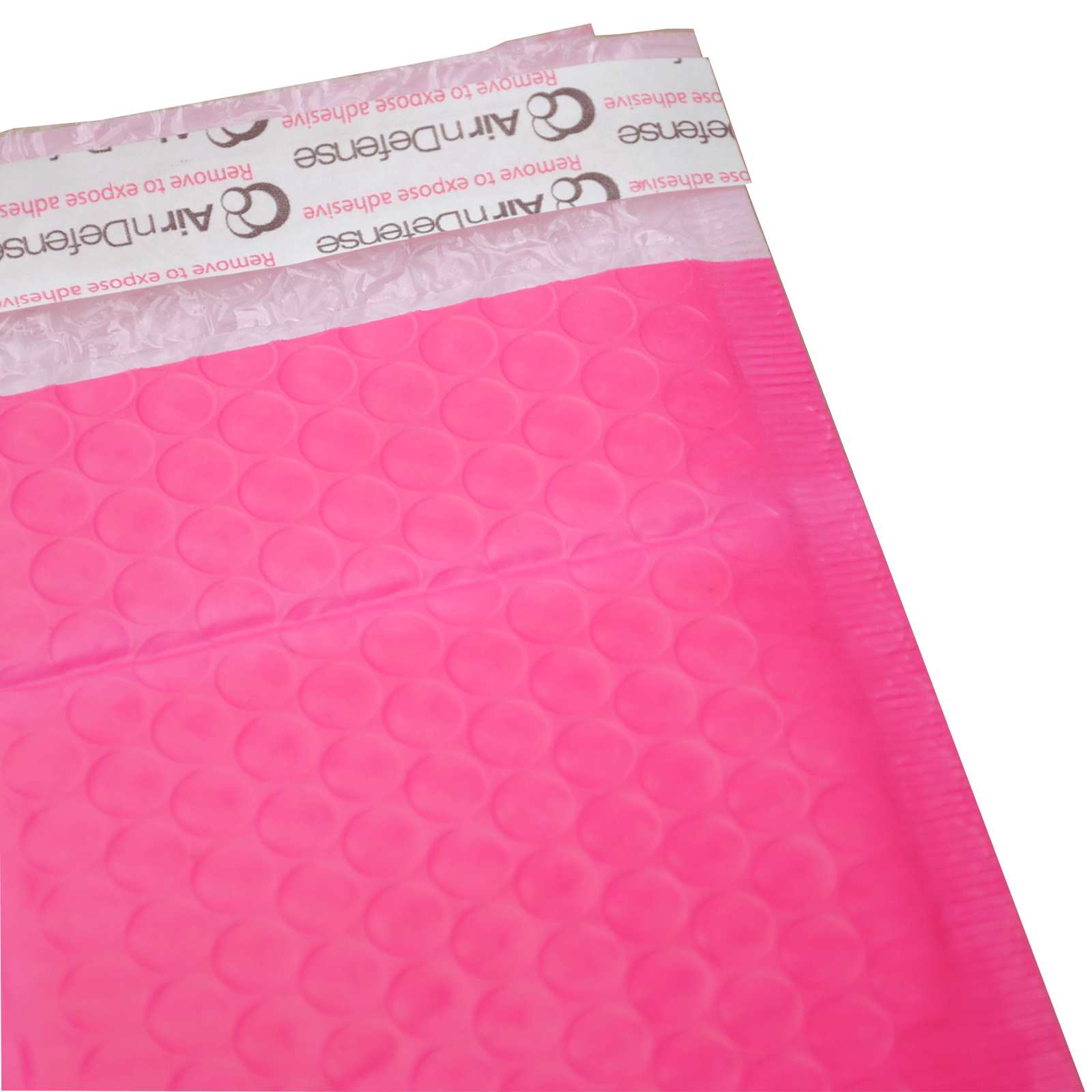 AirnDefense Any Size Pink Poly Bubble Mailers Plastic Shipping Padded Envelopes