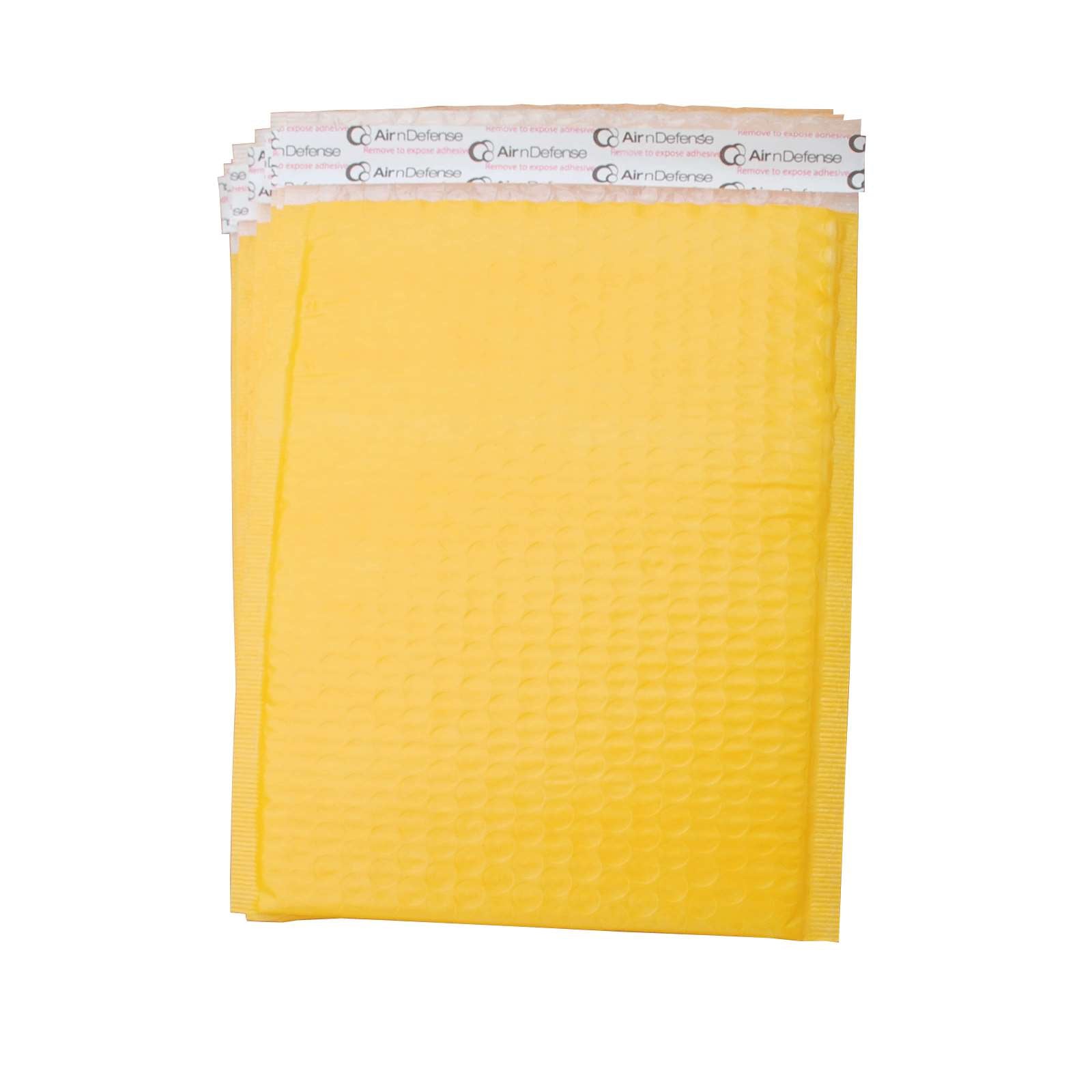 AirnDefense Any Size Yellow Poly Bubble Mailers Plastic Shipping Padded Envelope