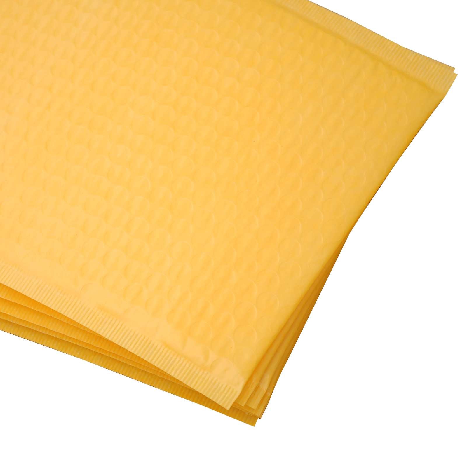 AirnDefense Any Size Yellow Poly Bubble Mailers Plastic Shipping Padded Envelope