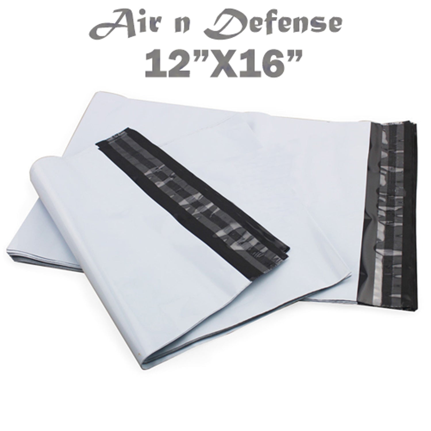 12 x 16 Poly Mailers Envelopes Plastic Shipping Bags 2.5 MIL AirnDefense