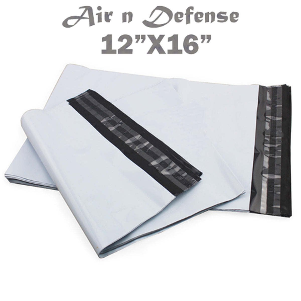 12 x 16 Poly Mailers Envelopes Plastic Shipping Bags 2.5 MIL AirnDefense